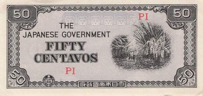 Philippinen 50 Centavos 1942 p.105a
